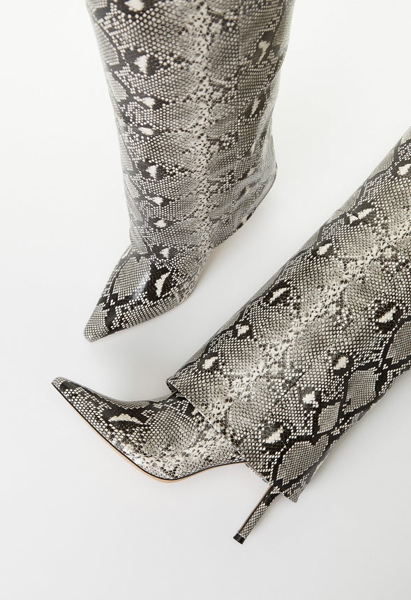 Sivan Stiletto Boot Natural