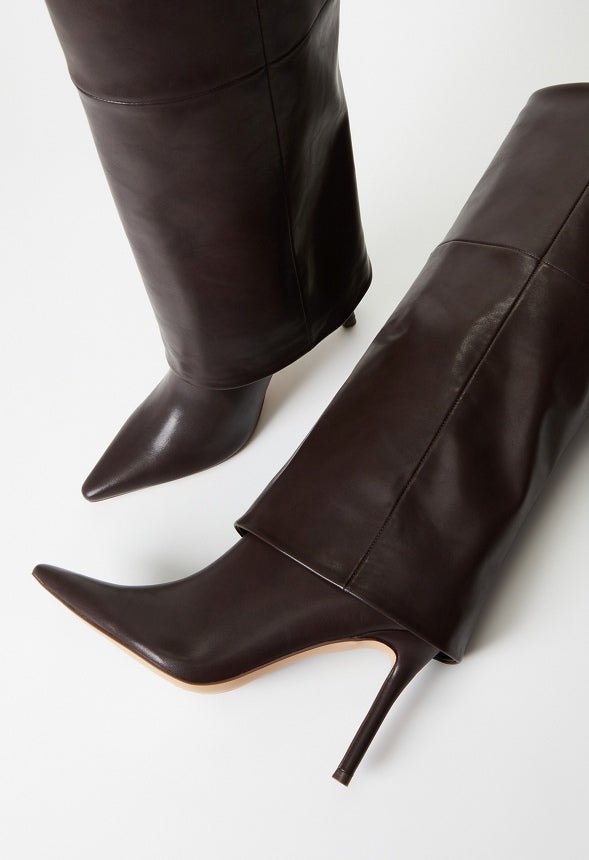 Sivan Stiletto Boot Coffee