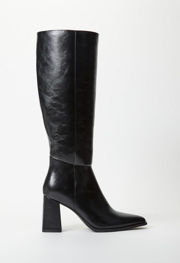 Caite Heeled Boot Black