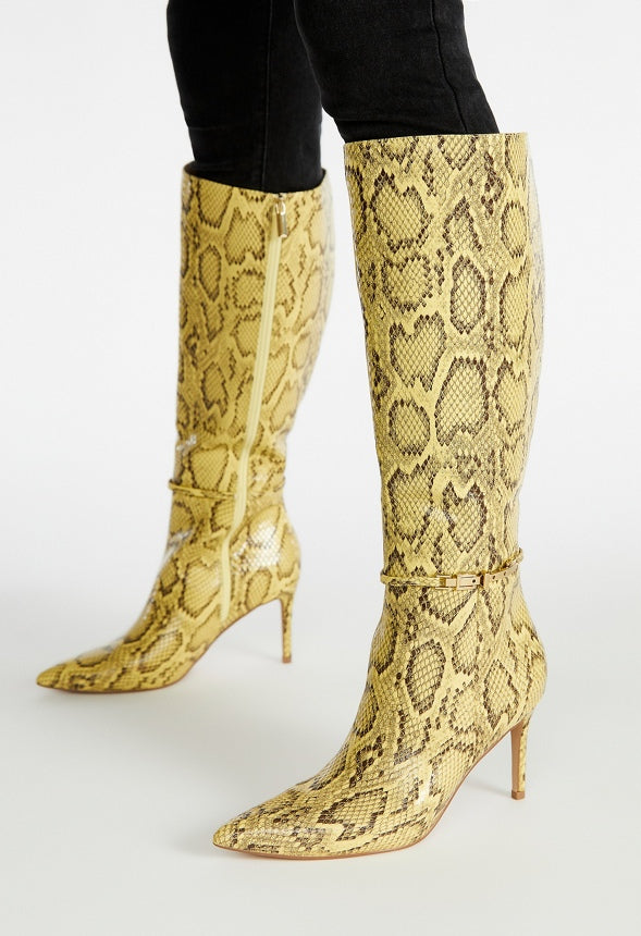Adaline Heeled Boot Golden Spice