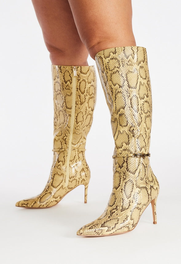 Adaline Heeled Boot Golden Spice