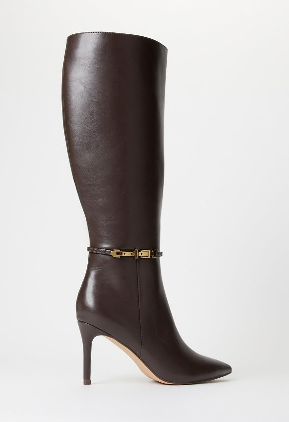 Adaline Heeled Boot Coffee