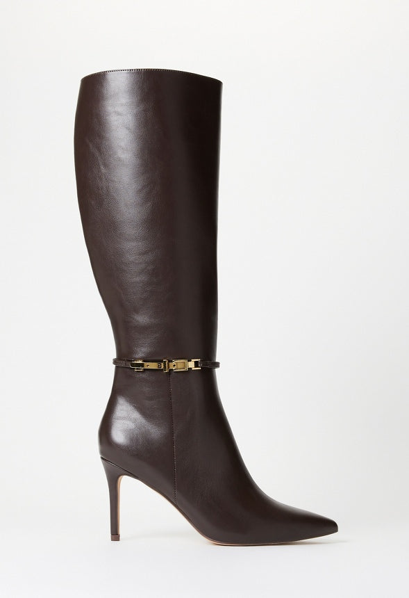 Adaline Heeled Boot Coffee