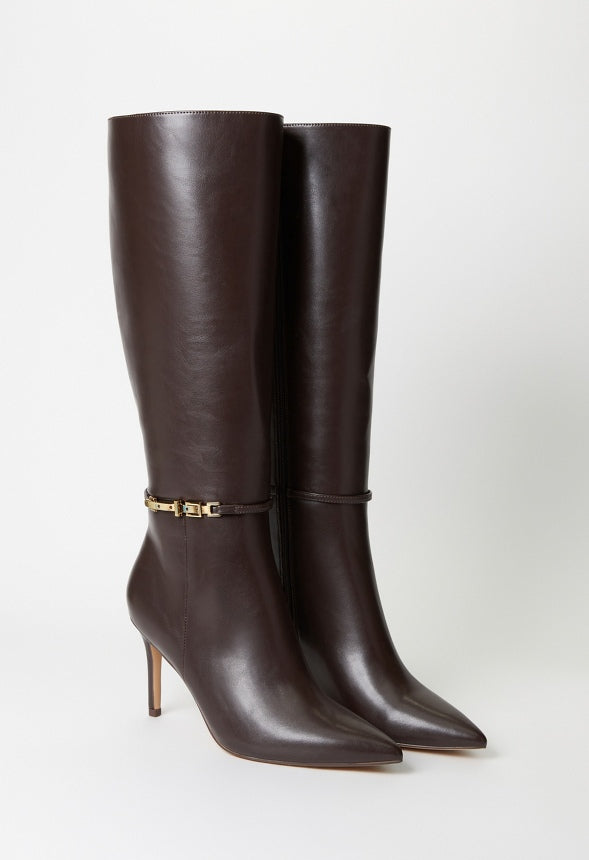 Adaline Heeled Boot Coffee