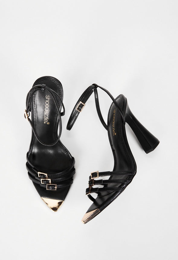 Amiri Heeled Sandal Black