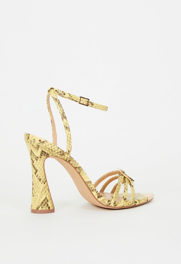 Amiri Heeled Sandal Golden Spice