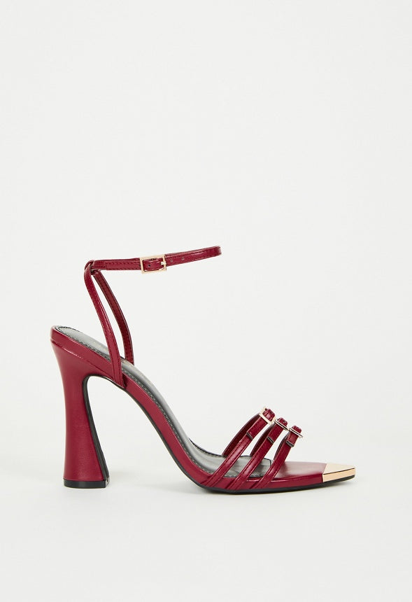 Amiri Heeled Sandal Tibetan Red