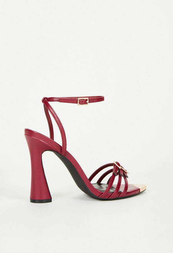 Amiri Heeled Sandal Tibetan Red