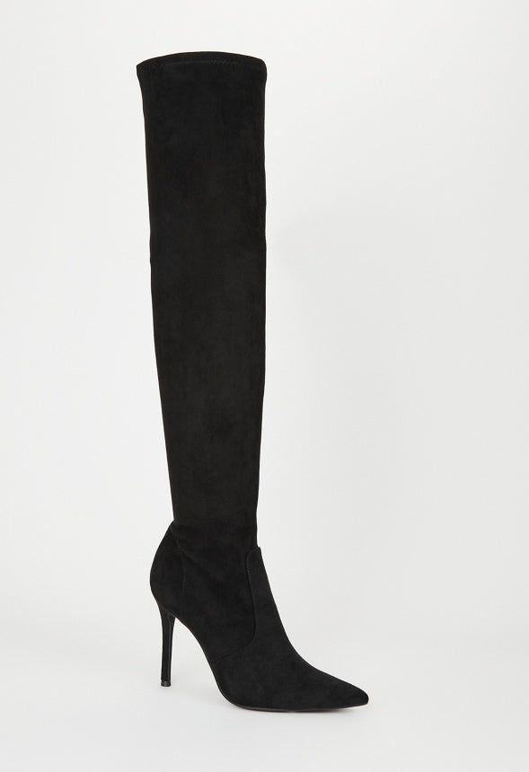 Ysabella Heeled Boot Black