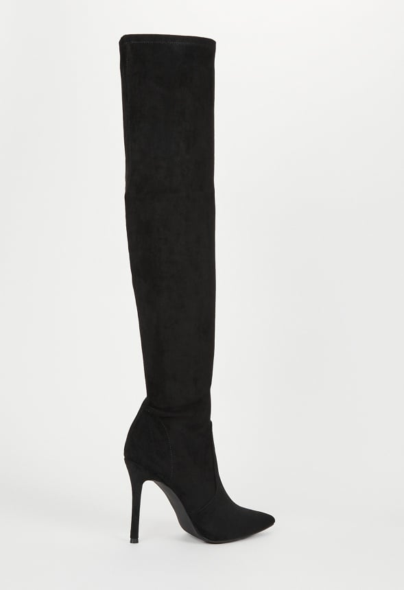 Ysabella Heeled Boot Black