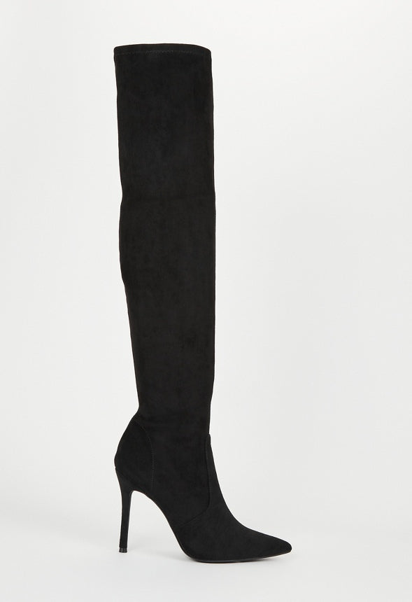 Ysabella Heeled Boot Black