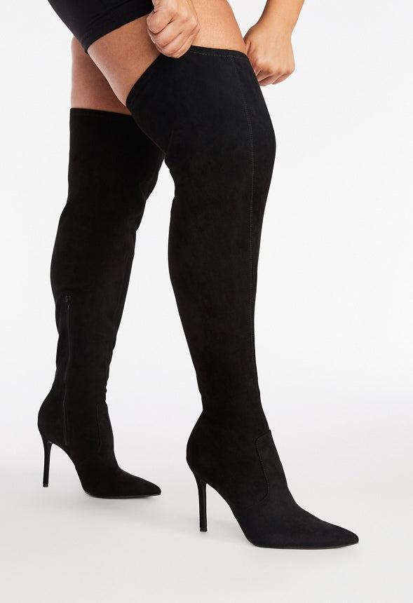Ysabella Heeled Boot Black