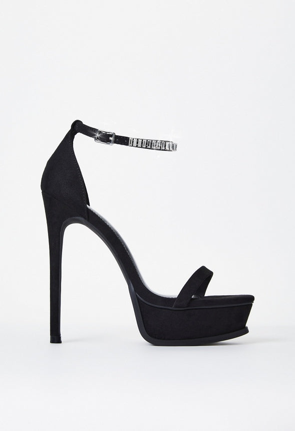 Lynsey Platform Sandal Black