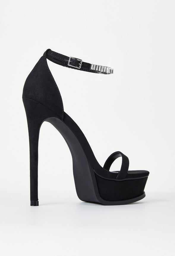 Lynsey Platform Sandal Black