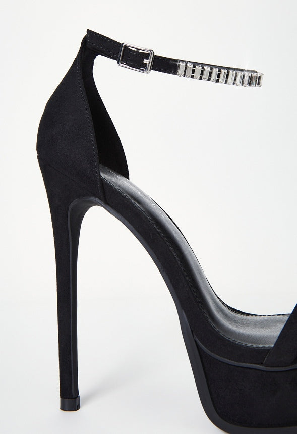 Lynsey Platform Sandal Black