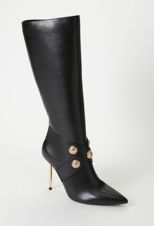 Torri Stiletto Boot Black