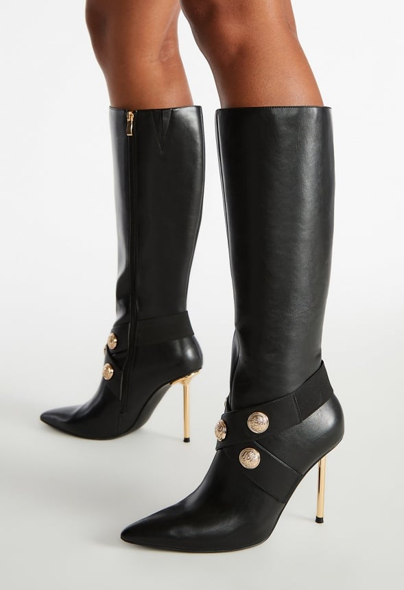 Torri Stiletto Boot Black