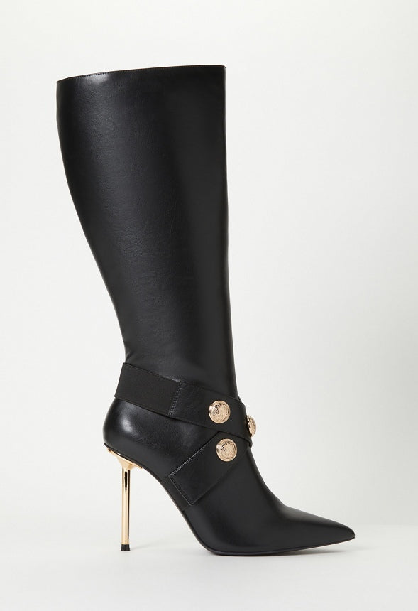 Torri Stiletto Boot Black