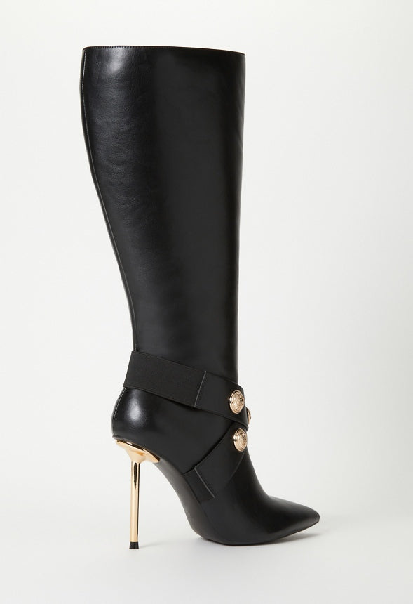 Torri Stiletto Boot Black