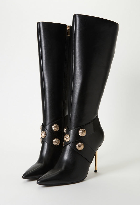 Torri Stiletto Boot Black