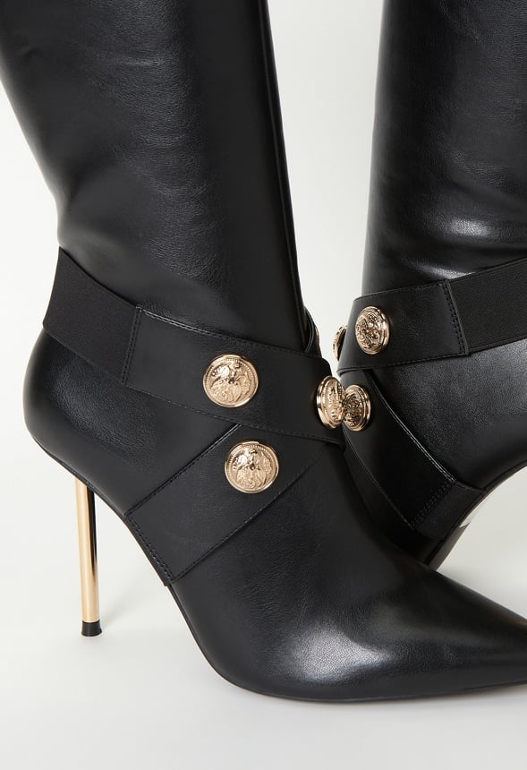 Torri Stiletto Boot Black