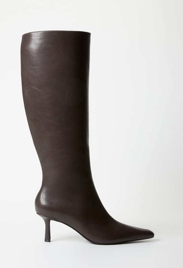 Emilia Stiletto Boot Cacao Brown