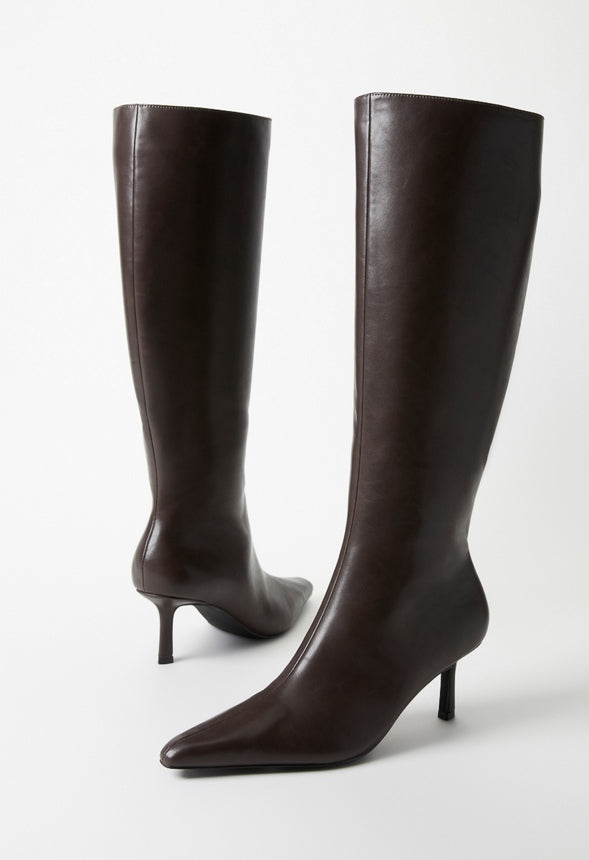 Emilia Stiletto Boot Cacao Brown