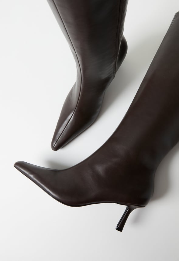 Emilia Stiletto Boot Cacao Brown