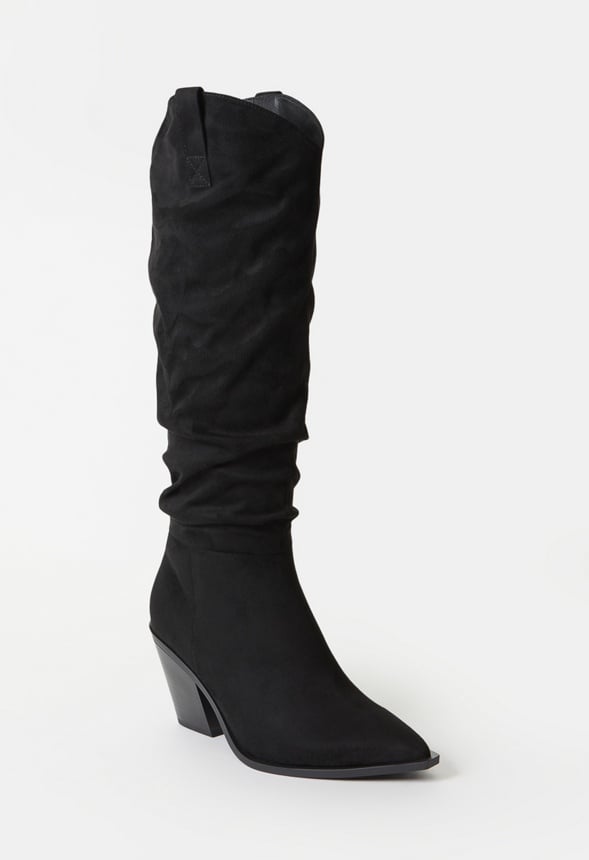 Sansa Slouchy Boot Black