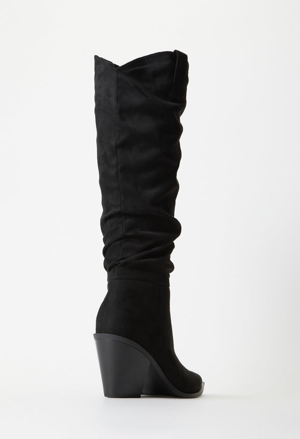 Sansa Slouchy Boot Black