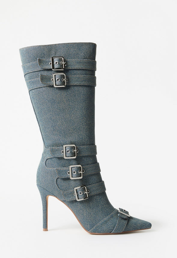 Lexia Stiletto Boot Acid Blue