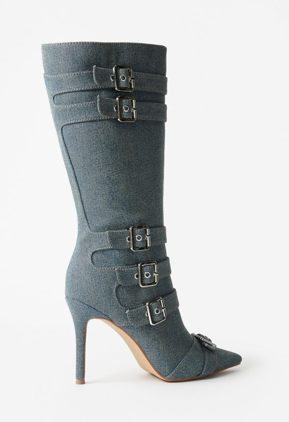 Lexia Stiletto Boot Acid Blue