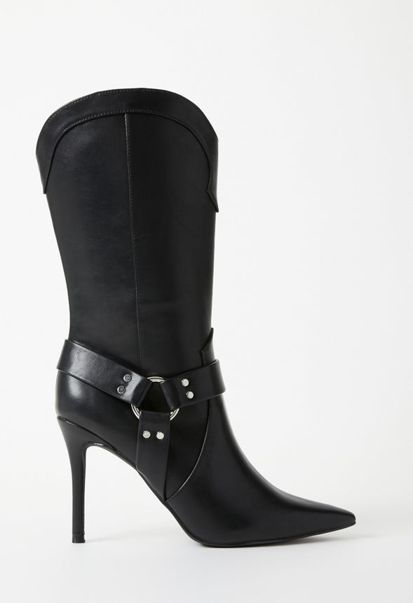 Lucinda Stiletto Boot Black
