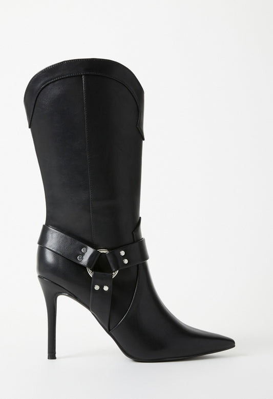 Lucinda Stiletto Boot Black