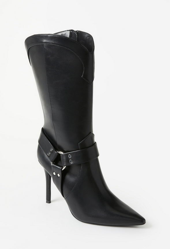 Lucinda Stiletto Boot Black