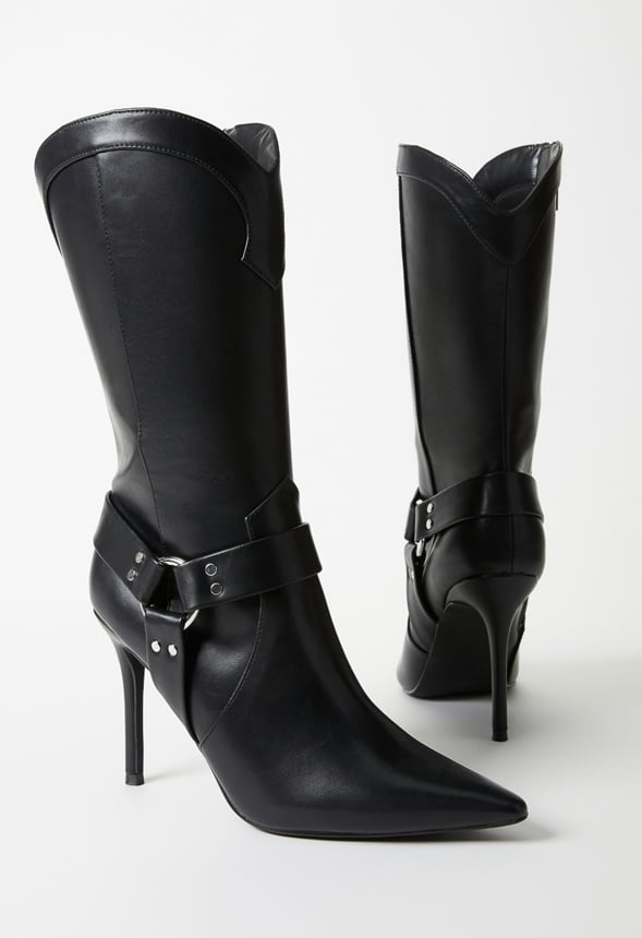 Lucinda Stiletto Boot Black