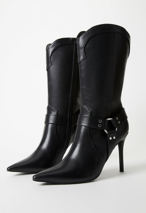 Lucinda Stiletto Boot Black