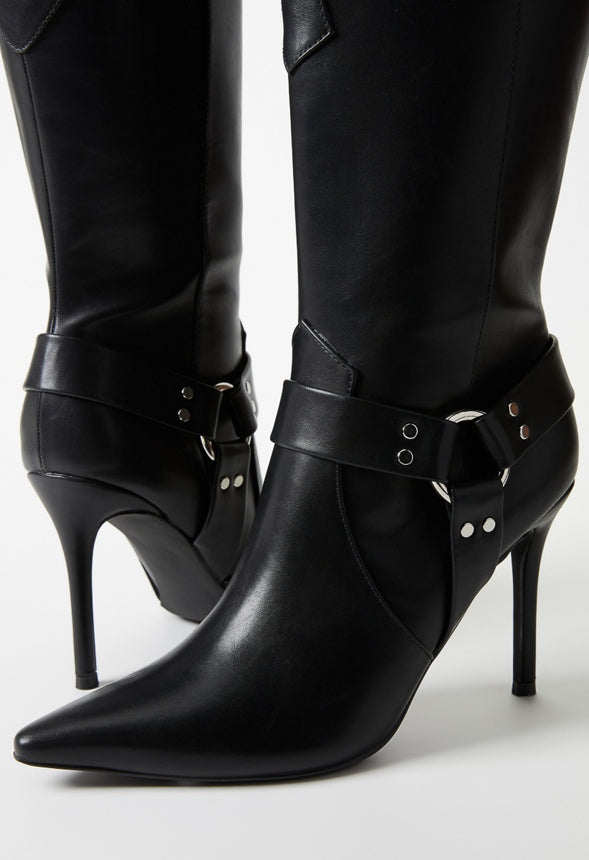 Lucinda Stiletto Boot Black