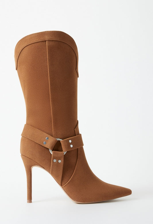Lucinda Stiletto Boot Oak