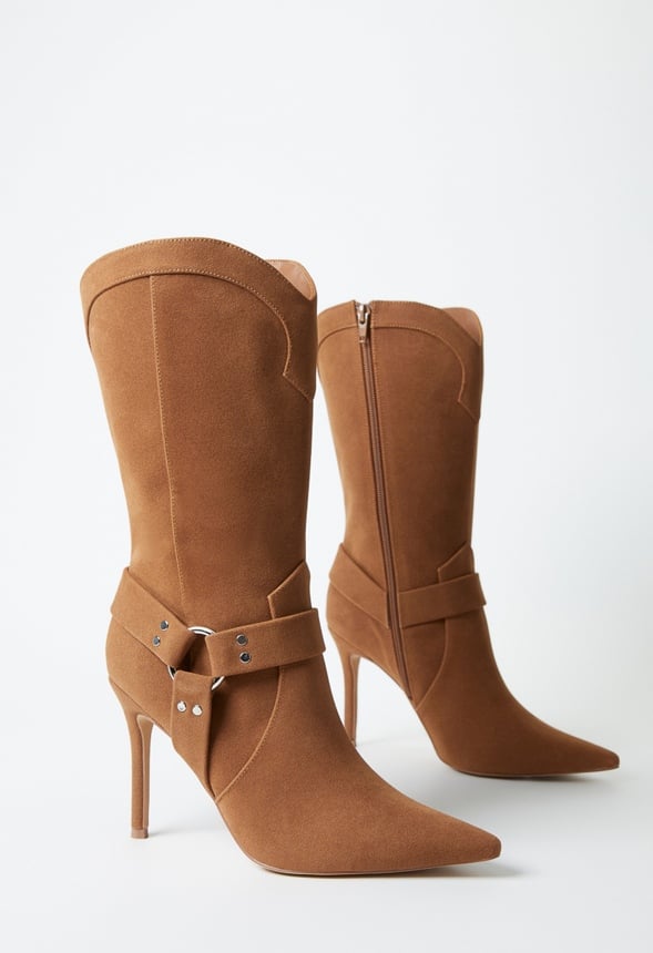 Lucinda Stiletto Boot Oak