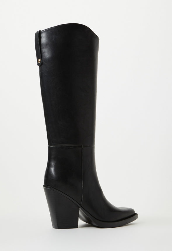 Meecah Heeled Boot Black