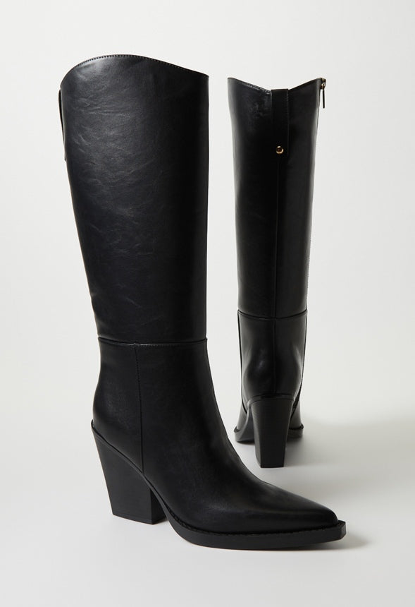 Meecah Heeled Boot Black