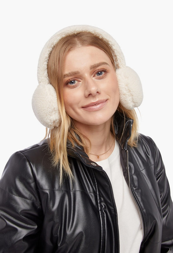 Faux Fur Earmuffs Birch
