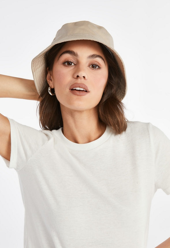 Bucket Hat Natural Linen