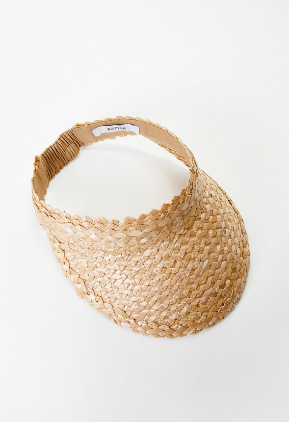 Raffia Visor Natural