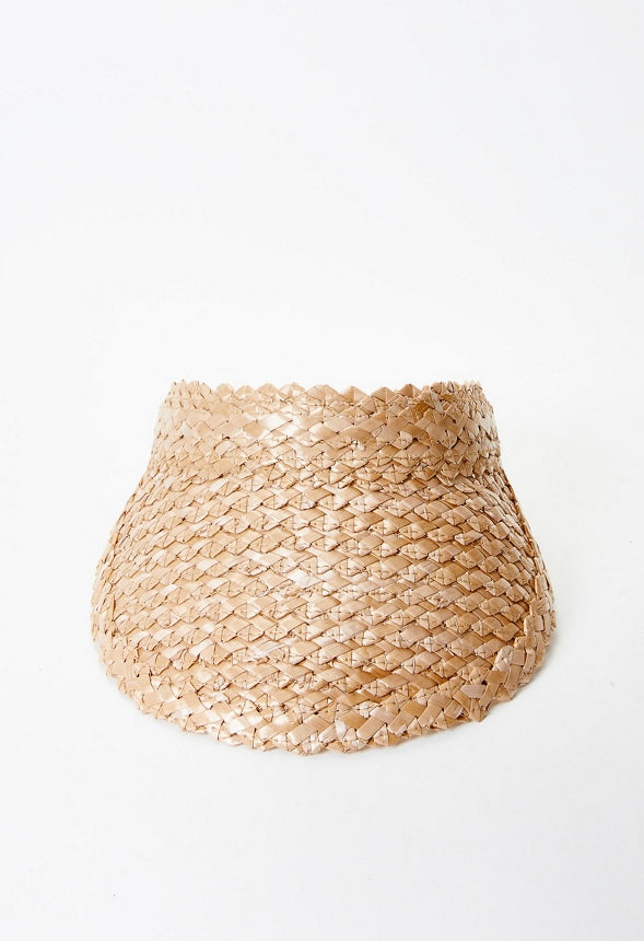 Raffia Visor Natural