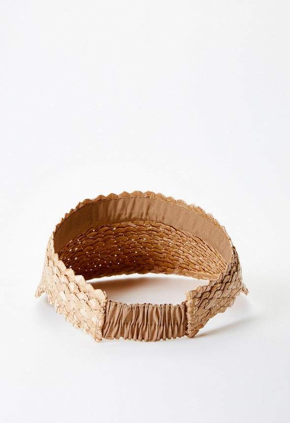 Raffia Visor Natural