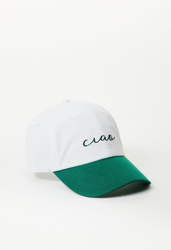 Colorblock Baseball Cap Malachite Green