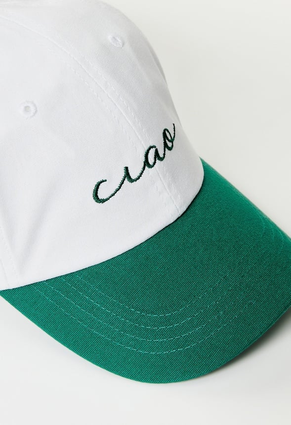 Colorblock Baseball Cap Malachite Green