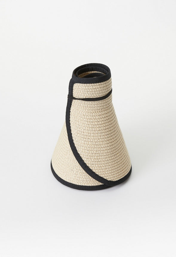 Packable Sun Visor Natural/ Black